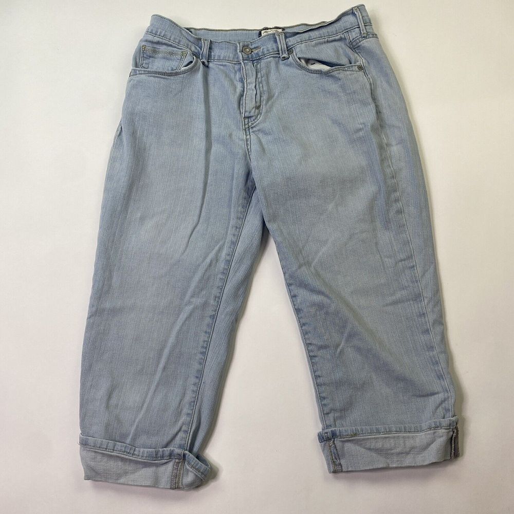 Levi's 515 Capri Jeans Women's Size 10 Blue Stretch Denim